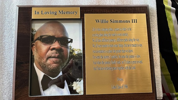 In Memory of Willie Simmons